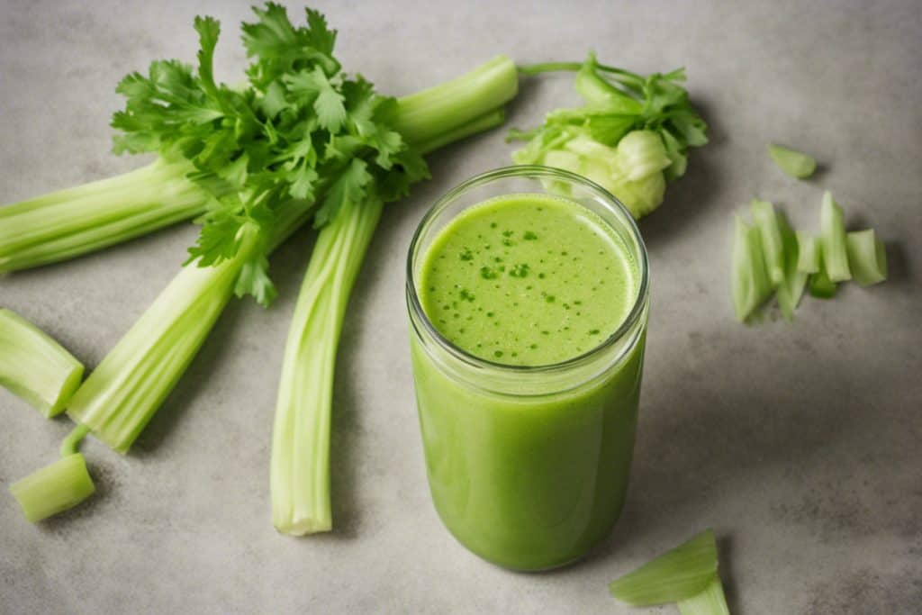 Celery juice cold pressed